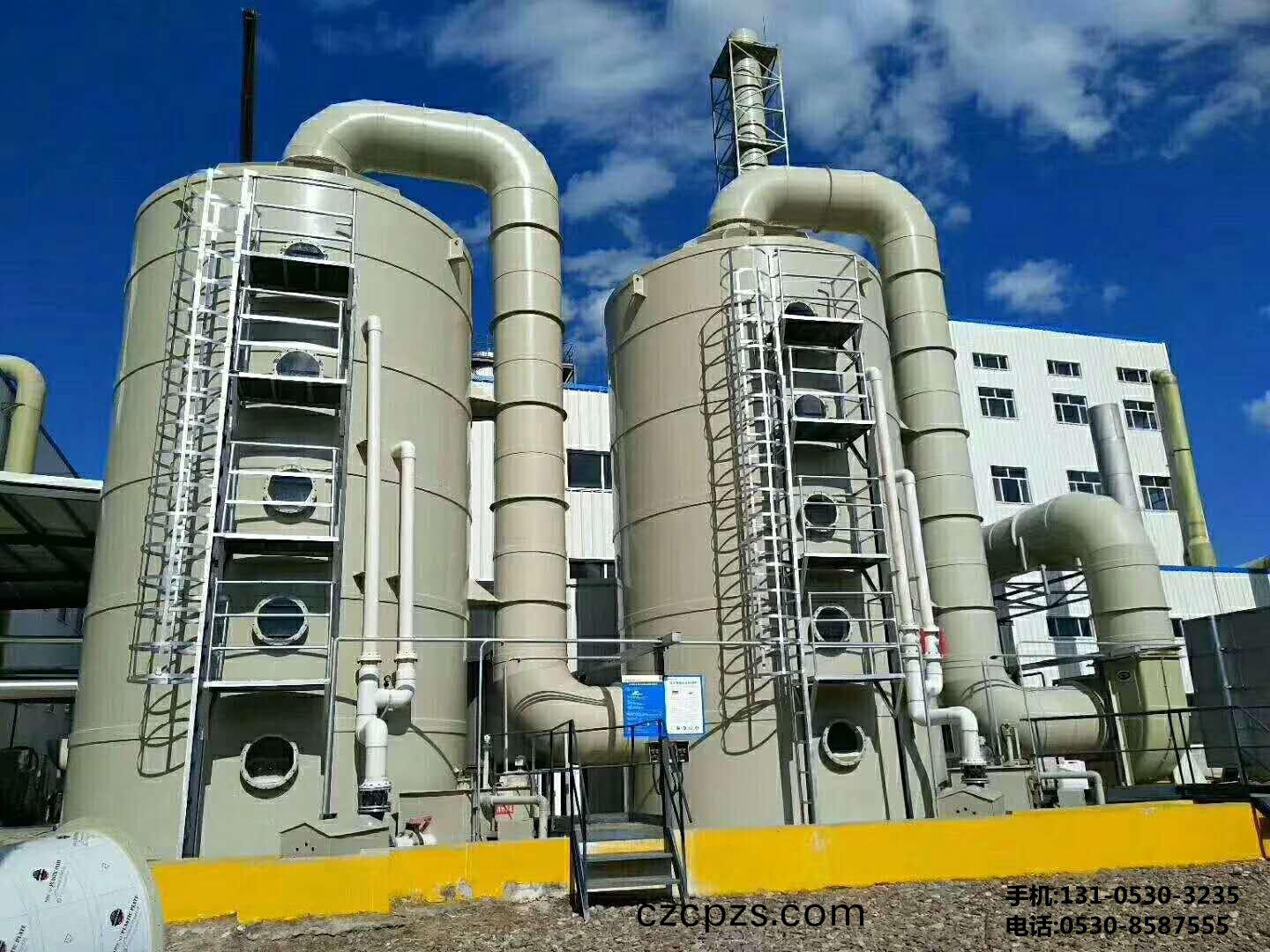 山東(dong)某公(gong)司痠(suan)霧(wu)淨化(hua)墖